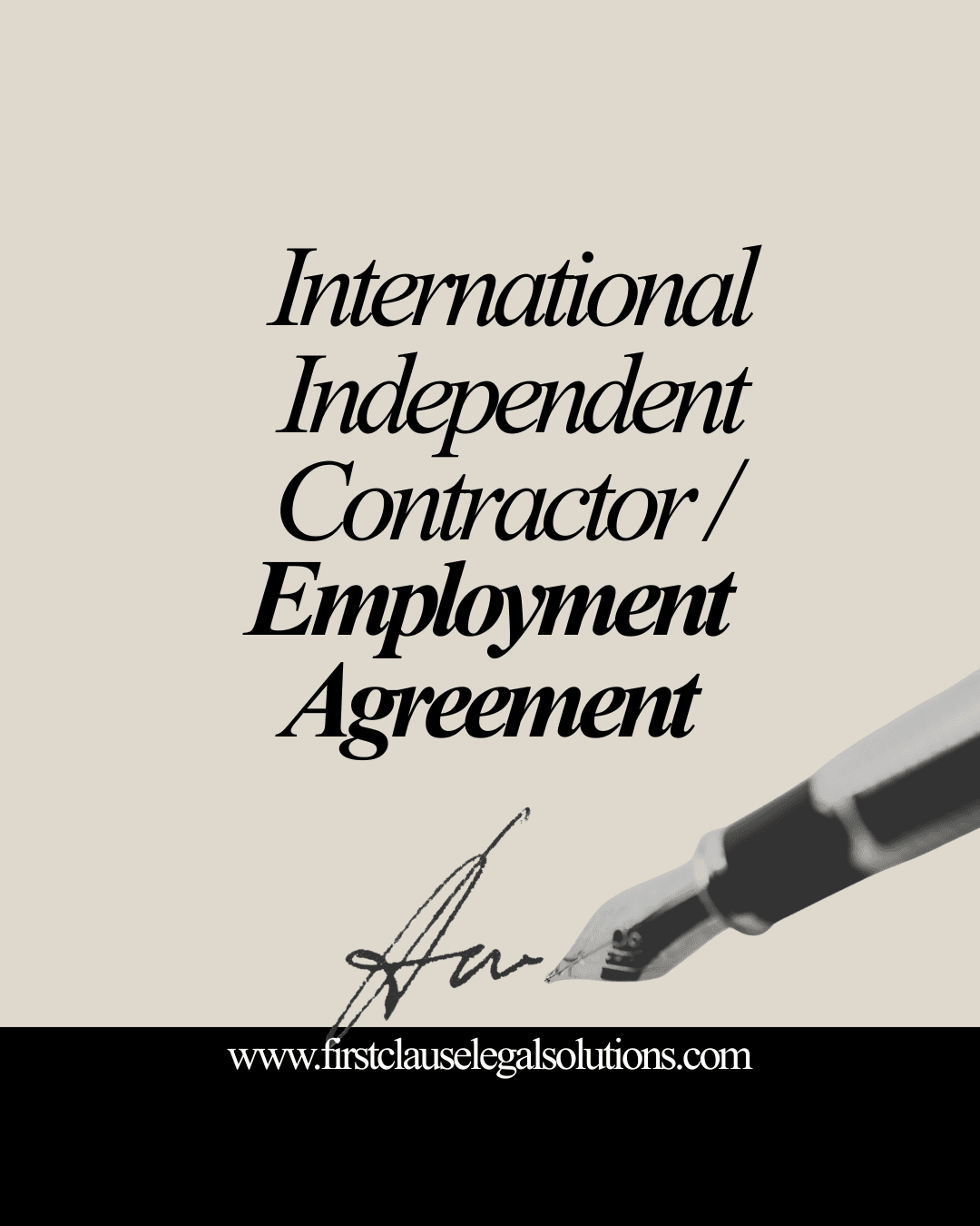 International Independent Contractor / Employment Agreement service image